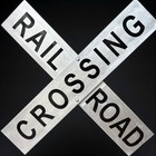 48    Vintage Union Pacific Railroad Crossing Crossbuck Sign Heavy Duty Aluminum