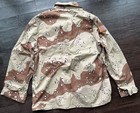 Usgi Patched 6 Color Desert Dcu   Chocolate Chip Uniform Jacket -  X Large Long
