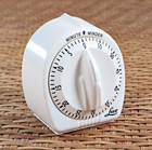 Vintage Robert Shaw Lux Minute Minder Timer 60 Minutes Retro Atomic Rocket Usa