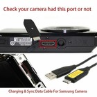 Usb Battery Charger Data Sync Cable Cord For Samsung Tl205 Tl210 Tl220 I8 Camera