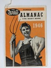 1946 Nashua Ia Rexall Drug Store Family Almanac Booklet Hipster Girl Goth 1m