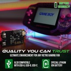 Retro Energy 1800 Mahz Game Boy Advance Usb-c Rechargeable Battery  - 14  Hours