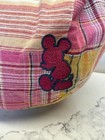 Vintage Walt Disney World  Mickey Mouse Madras Plaid Purse