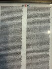 13th Century Paris Bible Leaf Vellum Manuscript Ezekiel C1250 France Framed