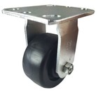 4 Heavy Duty Caster Set 4  6  8  Plastic Wheels Rigid Swivel And Brake