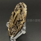Japanese Sword Fittings Sword Tsuba Guard Design Of Chinese Lion And Peony Alloy
