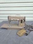 Vtg  Tan Singer 301a Sewing Machine Long Bed In Excellent Shape Original Case
