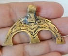 Rare Ancient Viking Celtic Bronze Amulet Pendant Artifact Authentic Old Amazing