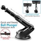 Gps Suction Cup Mount For Garmin  quick Extension Arm   Replacement Gps Dash