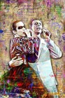 Annie Lennox Of The Eurythmics David Bowie 24x36in Pop Poster Free Shipping Us