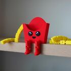 Fidget Fries Mini Articulated Sensory Toy Removable Fries 3d Print