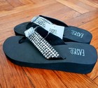 Women s Rhinestone Upper Lightweight Comfort Slides Sizes 5-10