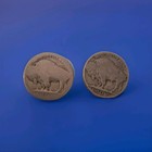 Lot Of 2 5c Buffalo Nickel  No Date To Be Seen  Buffalo Nickel