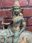 Vintage Indra Elephant Airavata Rider Hindu God Heavy  Large  Rare