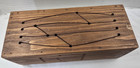 Vtg  Slit Tongue Cajon Drum Instrument Handmade Wood -no Mallets  Has Damage
