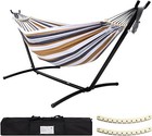 Double Hammock With Stand Included 450lb Capacity Steel Stand  Premium Carry Bag