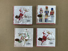 Lot Of Caspari Paper Cocktail Napkins For Christmas  Assorted Christmas Themes