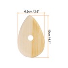 2pcs Pottery Ribs 10 3cm X 6 5cm Wooden Clay Ceramic Sculpting Tools