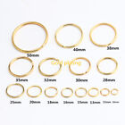 Lot Gold Keyring Split Key Rings Hoop Ring Elastic Loop 10-10000pcs All Size