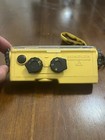 Minolta Weathermatic A 110 Film Yellow Underwater Camera Flash   Strap Untested