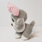 Applause Honey Hound Sad Eyes 8  Dog Plush Puppy Vintage Stuffed Animal Pink Bow