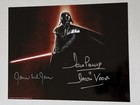 Star Wars Darth Vader 8x10 Photo Signed By Dave Prowse And James Earl Jones