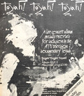 Toyah 1980 Print Advert Live Album Safari Records