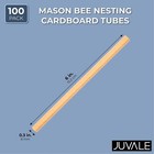 Mason Bee Nest 6mm Cardboard Tubes Refill  6 In  100-pack 