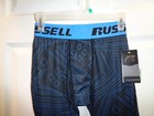Nwt Russell Boys  Printed Base Layer 3 4  Leggings Sliding Baseball
