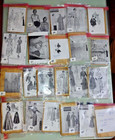 Most Uncut Vintage Sewing Patterns  u Pick  Mccall s Butterick 1950s Martin