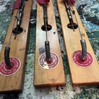 Lot Of 3 Vintage Beaver Dam Wi Ice Fishing Tip Ups