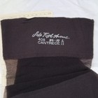 Saks Fifth Avenue Stockings 408 9 5-10 W Cantrece Ii Black Illusion 6 Pairs Vtg