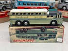 Vintage Daiya Japan Tin Friction Greyhound Bus 8 5  Mib Original Box