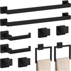Rustic Bathroom Hardware Set Towel Bar Rings Hooks Paper Holder Accessories New