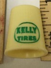 Kelly Tires Thimble Plastic Vintage Souvenir Collectible