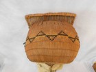 Antique Native American Vintage Cradleboard   Basket   Leather Indian Papoose