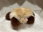 Real Alpaca Fur Turtle Plush Stuffed Animal Toy Handmade In Peru Multicolorbrown
