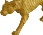 Polystone Leopard Decorative Sculpture Home Decor Statues  Set Of 2 Accent Fi   