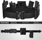 Tactical Battle Molle Duty Belt - Quick Release 2  Gun Utility Law Enforcemen   