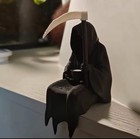 Gothic Grim Reaper Statue Mini Halloween Decor 10 4cm Resin Figurine