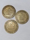 3x 10 Pfennig 1949 F G J Bank Of German States  Collectors