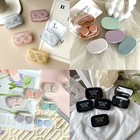 1box Contact Lenses Case Beauty Pupil Storage Box Women Lens Container W tool
