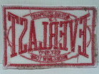 Scarce Everlast Boxing Equipment Patch Medium Size 4 5 x 3  Red White Bronx Ny