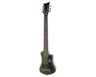 Hofner Shorty Electric Travel Guitar W  Gig Bag - Cadillac Green - Used
