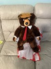 Authentic Trumpy Bear Deluxe Plush Donald Trump American Flag Cape 22  Stuffed I
