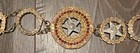 Vintage Elk Lodge C F L J S Medallion With Gem Stones Belt 1900   s 39    Long