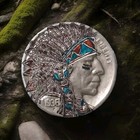 Hobo Nickel Hand Carved Original By J m Tarantula Buffalo As Cochise Chiricahui