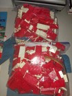 Huge Lot Of American Plastic Bricks By Halsam Doors Windows Bricks Roof 2 Lbs