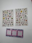 New Lilly Pulitzer Agenda Bonus Pouch Stickers Pen Clips Great For School