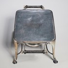 George Tarratt Leicester Silver Plated Rectangular Chafing Warming Stand